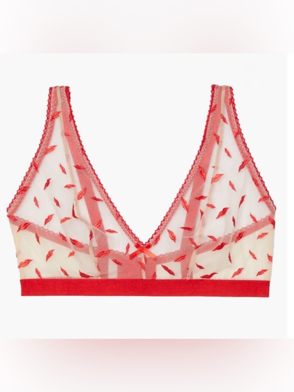 SAVAGE X FENTY Sheer Lips Bralette